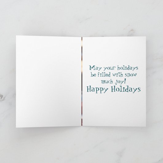 Ja of niet... feestdagen kaart (Binnen)