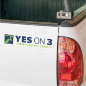 Ja op 3! Bumpersticker (Op Truck)