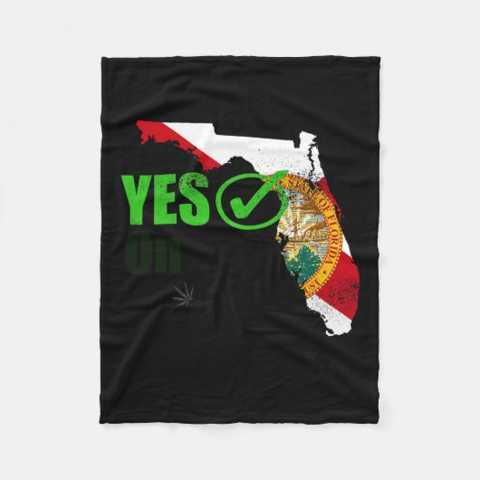 Ja op 3 Florida Fleece Deken (Voorkant)