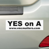 Ja op een Bumpersticker (Op auto)