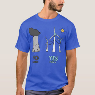 Ja op hernieuwbare energiebronnen t-shirt