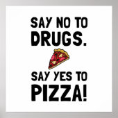 Ja op Pizza Poster (Voorkant)