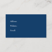 JA OP POTTY: PLUMBING VISITEKAARTJE (Achterkant)