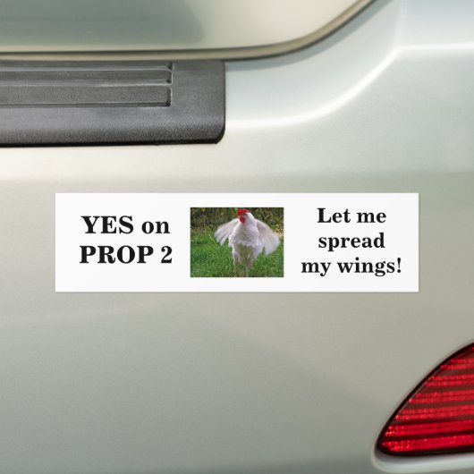 Ja op voorstel 2 - Bumpersticker (Op auto)