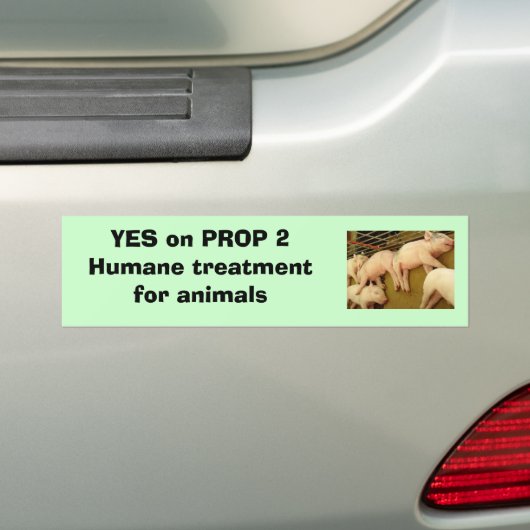 Ja op voorstel 2 - Bumpersticker (Op auto)