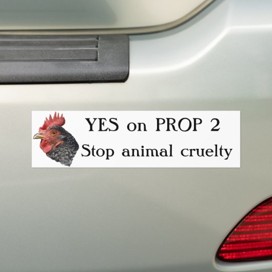 Ja op voorstel 2 - Bumpersticker (Op auto)