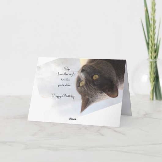 Ja Ouder Happy Birthday Kaart (Achterkant)