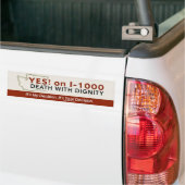 Ja! over I-1000 Bumpersticker (Op Truck)