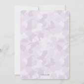 Ja! Paarse uitnodiging voor een wedstrijd van Birt (Achterkant)