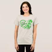 Ja Paddy Vrouwen Ja Paddy Baby Funny St Patricks Tri-Blend Shirt (Voorkant volledig)