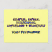 Ja! Punctuatie! Briefkaart (Voorkant)