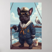 Ja, Pup! Seadog Standing Watch Poster (Voorkant)
