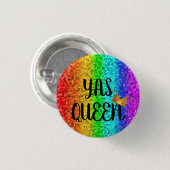 JA QUEEN! RONDE BUTTON 3,2 CM (Voorkant /achterkant)