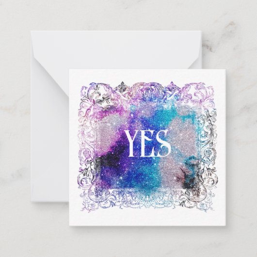 *~* JA Relatie AP63 Vlakke Nota Kaart Notitiekaartje (Voorkant)