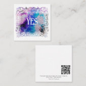 *~* JA Relatie AP63 Vlakke Nota Kaart Notitiekaartje (Voorkant / Achterkant)