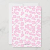 Ja! Roze Cowgirl Uitnodiging (Achterkant)