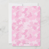 Ja! Roze Cowgirl Uitnodiging (Achterkant)