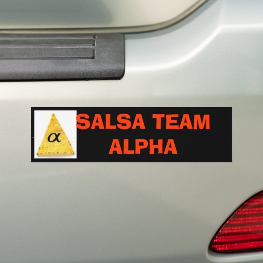 Ja, SALSA TEAM Bumpersticker (Op auto)