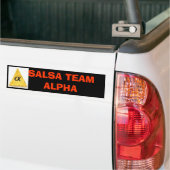 Ja, SALSA TEAM  Bumpersticker (Op Truck)