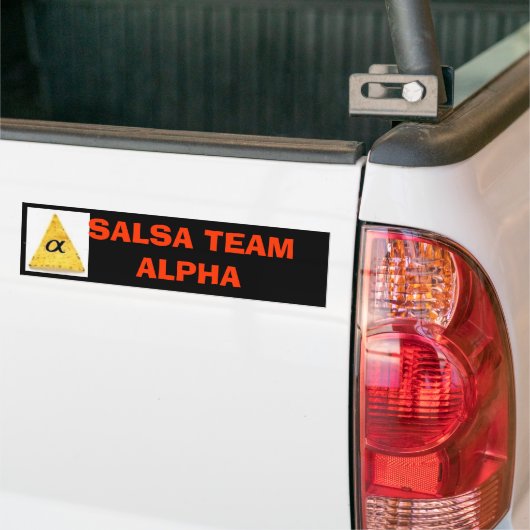 Ja, SALSA TEAM Bumpersticker (Op Truck)