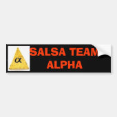 Ja, SALSA TEAM Bumpersticker (Voorkant)