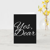 Ja schat mijn Valentijn mijn enige en ware ik hou  Kaart (Gele Bloem)