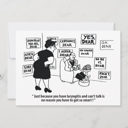 Ja Schat, Zwart En Wit Cartoon Humor, Save The Date (Voorkant)