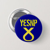 Ja Scotland Vote SNP Badge Ronde Button 5,7 Cm (Voorkant /achterkant)