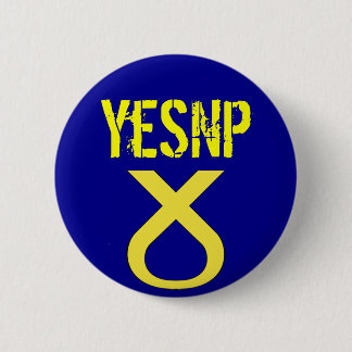 Ja Scotland Vote SNP Badge Ronde Button 5,7 Cm
