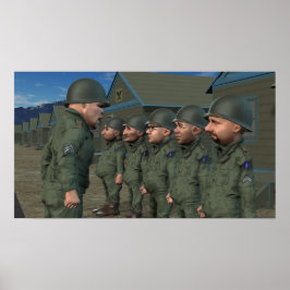 Ja, sergeant. - Klein Poster