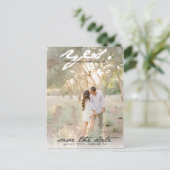 Ja. Sla het Briefkaart Datum op (Staand voorkant)