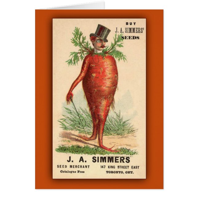 JA Smers Seeds Vintage Ad (Voorkant)