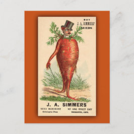 JA Smers Seeds Vintage Ad Briefkaart