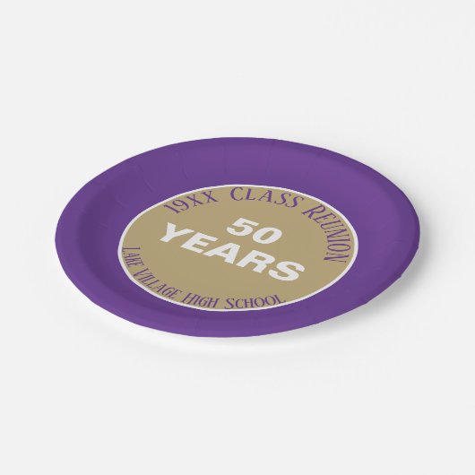 JA! Speciaal 50e klas reüleparty bord (Gekanteld)