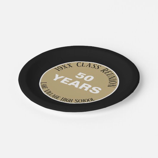 JA! Speciaal 50e klas reüleparty bord (Gekanteld)