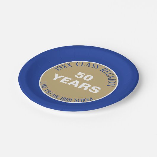 JA! Speciaal 50e klas reüleparty bord (Gekanteld)