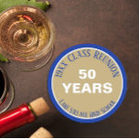JA! Speciaal 50e klas reünie-onderzetter Ronde Kartonnen Onderzetter<br><div class="desc">Koop los voor de hele bende!!</div>
