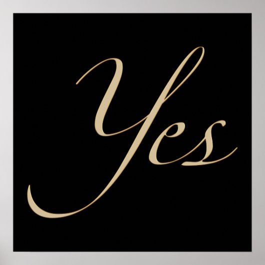 Ja, stijl III Poster (Voorkant)