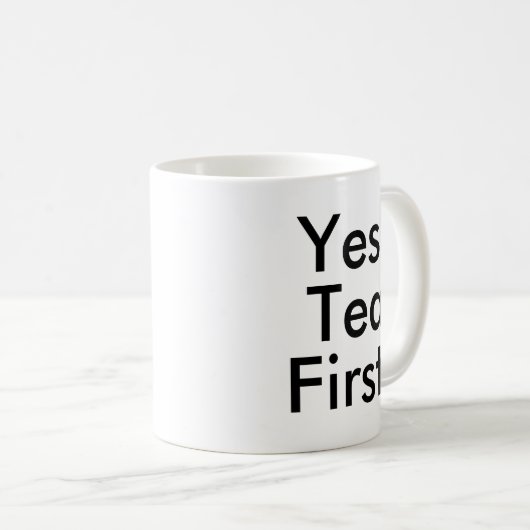 Ja, Tea First | mok van het Kantoor-adviseur (Voorkant rechts)