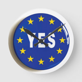 Ja tegen de EU - Verblijf in de Europese Unie Ronde Klok