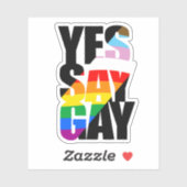 JA TEGEN HOMO'S STICKER (Vel)