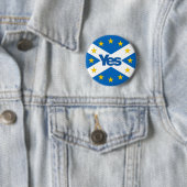 Ja tegen Independent European Scotland Ronde Button 5,7 Cm (In situ)