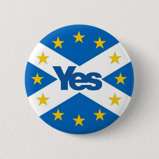 Ja tegen Independent European Scotland Ronde Button 5,7 Cm