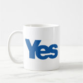 Ja tegen Independent Scotland Koffiemok (Links)