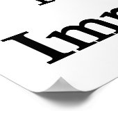 Ja Tennis is belangrijker Poster (Hoek)