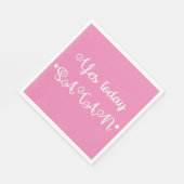 Ja Today Satan Luncheon Napkin Servet (Hoek)