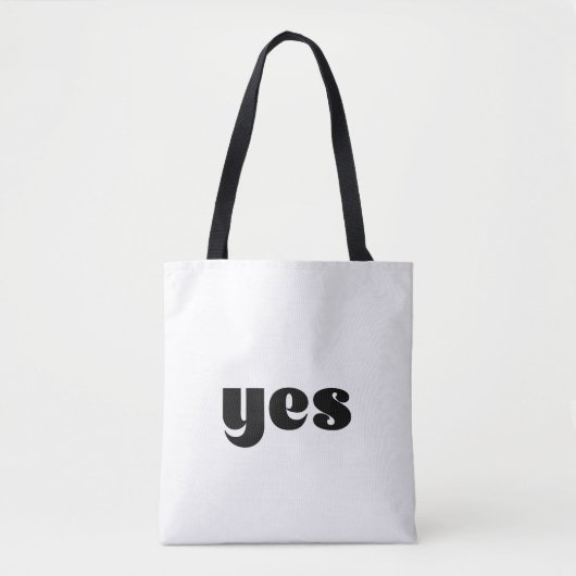Ja Tote Bag (Voorkant)
