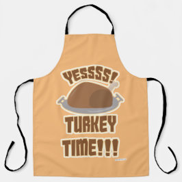 Ja Turkije Tijd Leuk Thanksgiving Yum Motto Schort