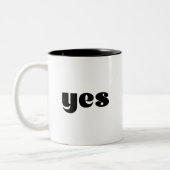 Ja Tweekleurige Koffiemok (Links)