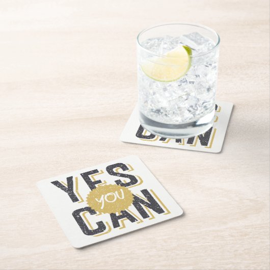 Ja U kunt 3 Kartonnen Onderzetters (Insitu)